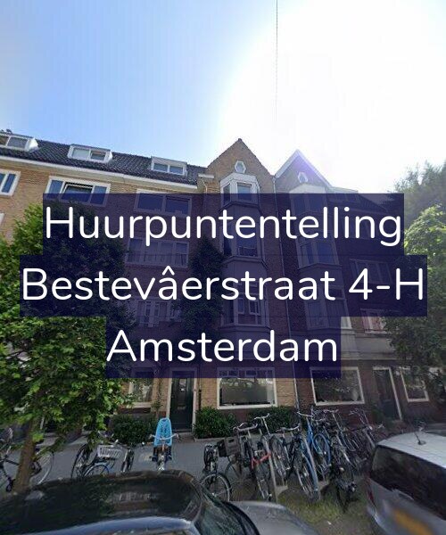 Foto gevel Huurpuntentelling voor Bestevâerstraat 4-H, Amsterdam