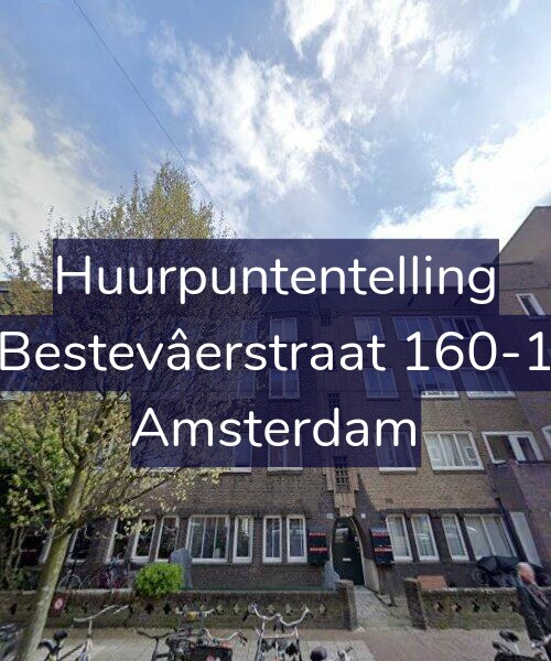 Foto gevel Huurpuntentelling voor Bestevâerstraat 160-1, Amsterdam