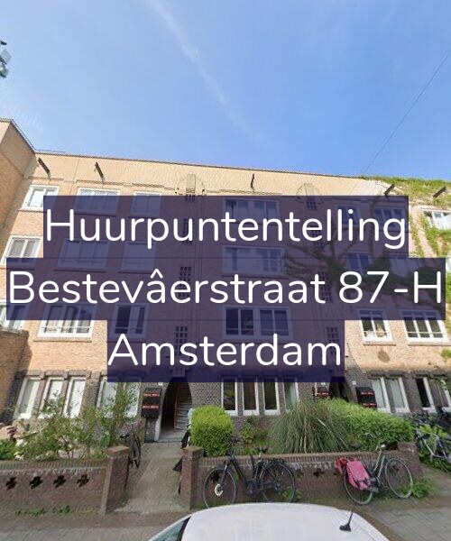 Foto gevel Huurpuntentelling voor Bestevâerstraat 87-H, Amsterdam