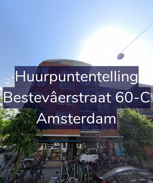 Foto gevel Huurpuntentelling voor Bestevâerstraat 60-C, Amsterdam