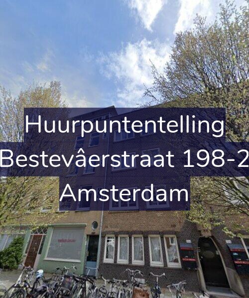 Foto gevel Huurpuntentelling voor Bestevâerstraat 198-2, Amsterdam