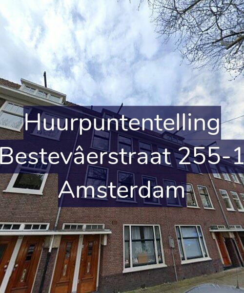 Foto gevel Huurpuntentelling voor Bestevâerstraat 255-1, Amsterdam