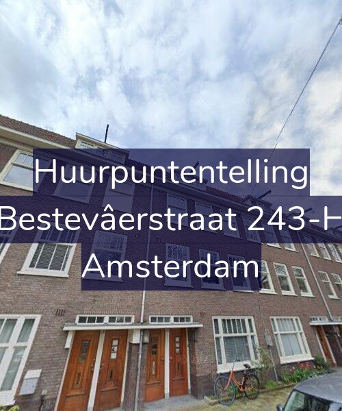 Foto gevel Huurpuntentelling voor Bestevâerstraat 243-H, Amsterdam