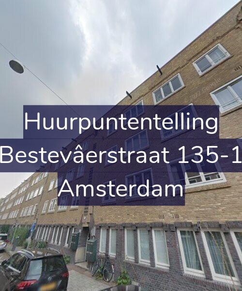 Foto gevel Huurpuntentelling voor Bestevâerstraat 135-1, Amsterdam