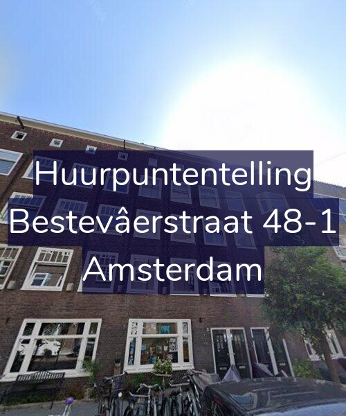 Foto gevel Huurpuntentelling voor Bestevâerstraat 48-1, Amsterdam
