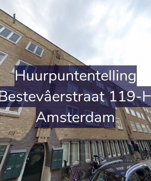 Foto gevel Huurpuntentelling voor Bestevâerstraat 119-H, Amsterdam