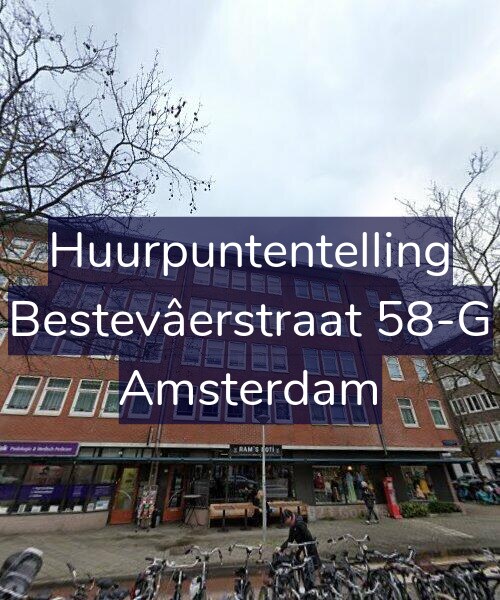 Foto gevel Huurpuntentelling voor Bestevâerstraat 58-G, Amsterdam