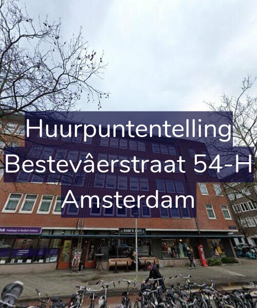 Foto gevel Huurpuntentelling voor Bestevâerstraat 54-H, Amsterdam