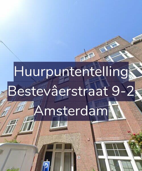 Foto gevel Huurpuntentelling voor Bestevâerstraat 9-2, Amsterdam