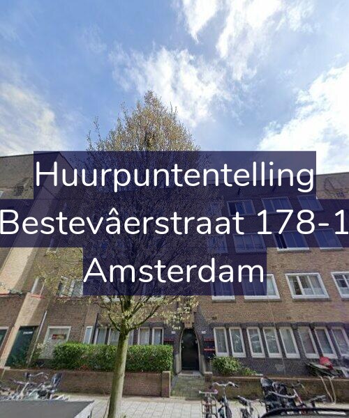 Foto gevel Huurpuntentelling voor Bestevâerstraat 178-1, Amsterdam