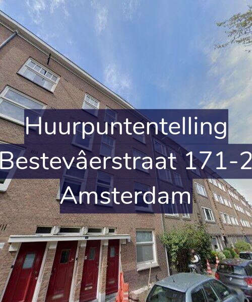 Foto gevel Huurpuntentelling voor Bestevâerstraat 171-2, Amsterdam