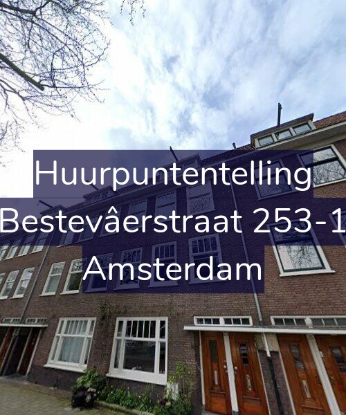 Foto gevel Huurpuntentelling voor Bestevâerstraat 253-1, Amsterdam