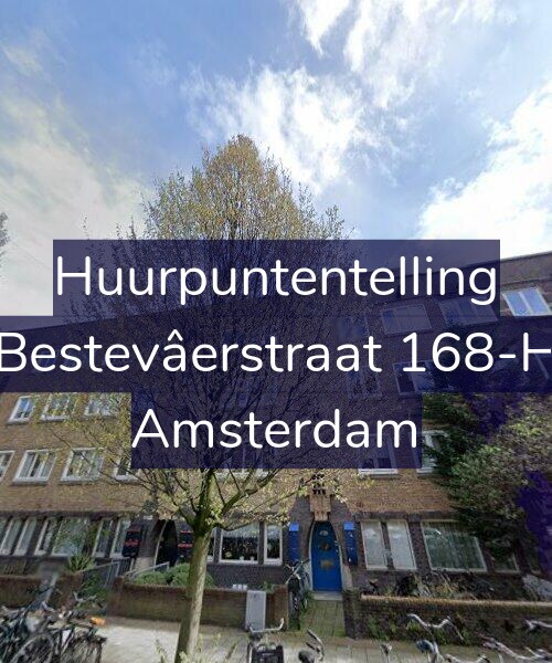 Foto gevel Huurpuntentelling voor Bestevâerstraat 168-H, Amsterdam