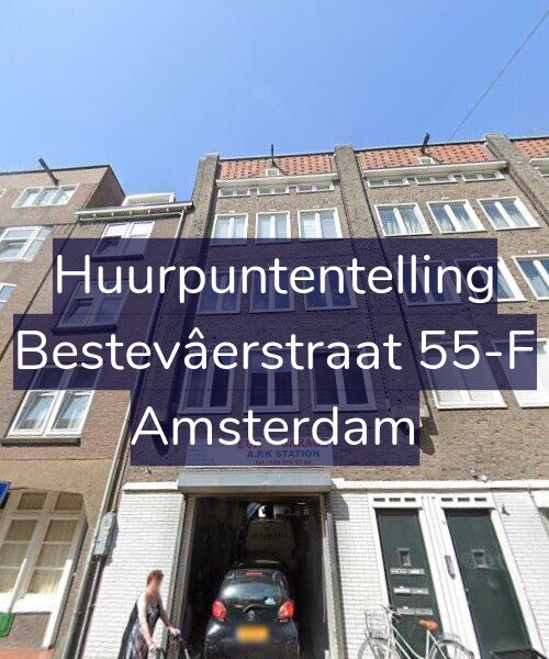 Foto gevel Huurpuntentelling voor Bestevâerstraat 55-F, Amsterdam