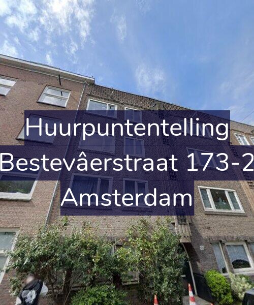 Foto gevel Huurpuntentelling voor Bestevâerstraat 173-2, Amsterdam