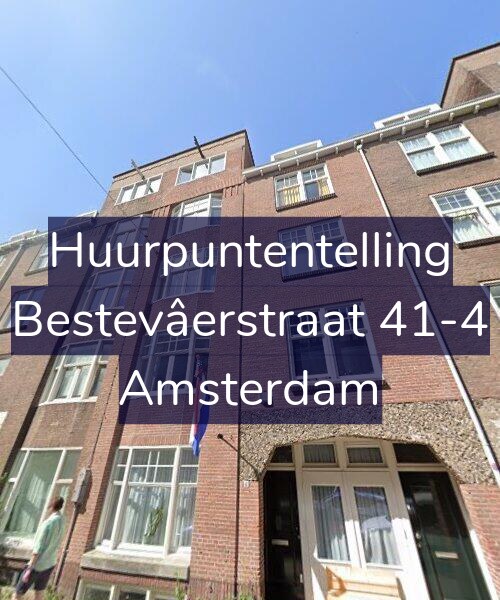 Foto gevel Huurpuntentelling voor Bestevâerstraat 41-4, Amsterdam