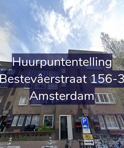 Foto gevel Huurpuntentelling voor Bestevâerstraat 156-3, Amsterdam