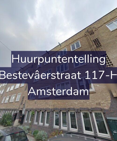 Foto gevel Huurpuntentelling voor Bestevâerstraat 117-H, Amsterdam