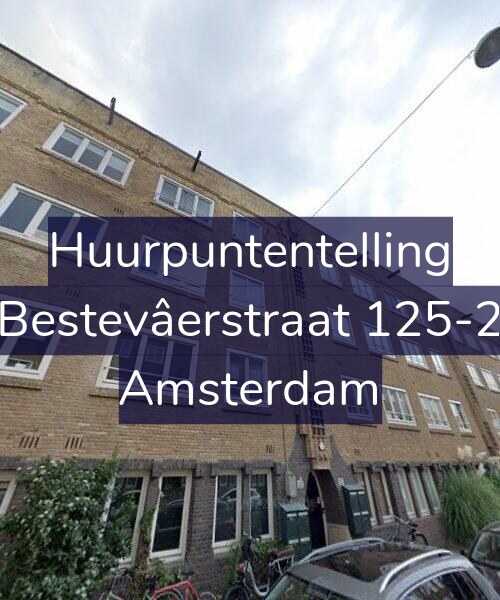 Foto gevel Huurpuntentelling voor Bestevâerstraat 125-2, Amsterdam