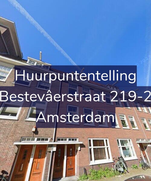 Foto gevel Huurpuntentelling voor Bestevâerstraat 219-2, Amsterdam
