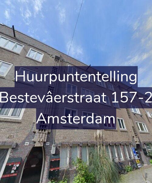Foto gevel Huurpuntentelling voor Bestevâerstraat 157-2, Amsterdam