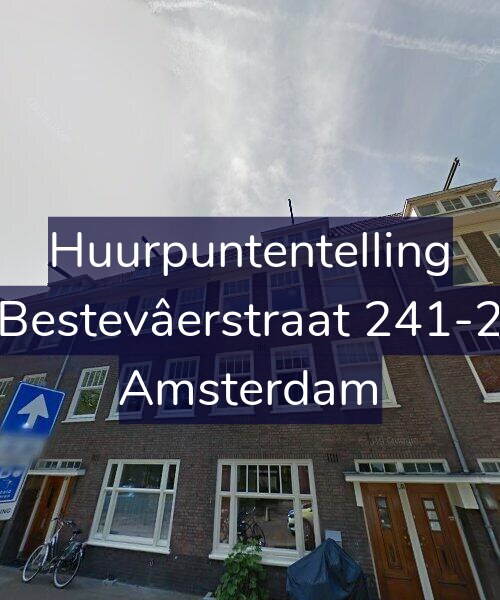 Foto gevel Huurpuntentelling voor Bestevâerstraat 241-2, Amsterdam