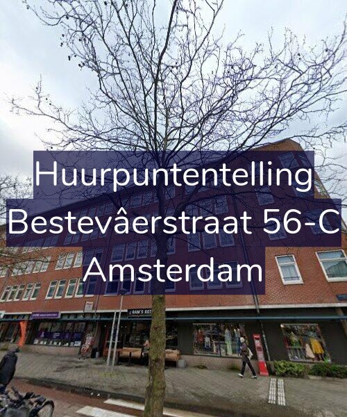 Foto gevel Huurpuntentelling voor Bestevâerstraat 56-C, Amsterdam