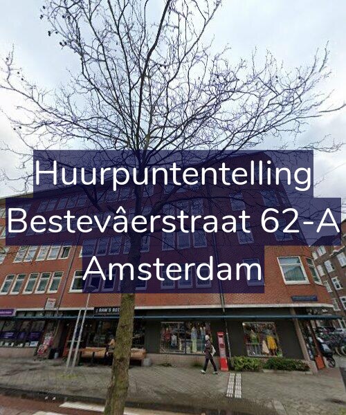 Foto gevel Huurpuntentelling voor Bestevâerstraat 62-A, Amsterdam