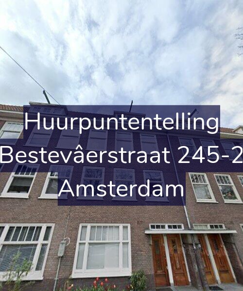 Foto gevel Huurpuntentelling voor Bestevâerstraat 245-2, Amsterdam