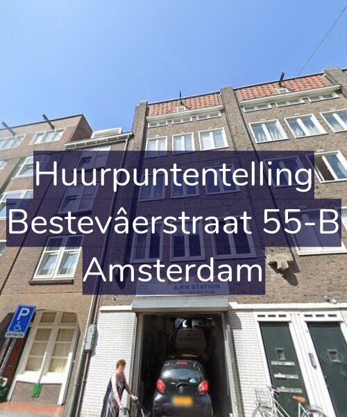 Foto gevel Huurpuntentelling voor Bestevâerstraat 55-B, Amsterdam