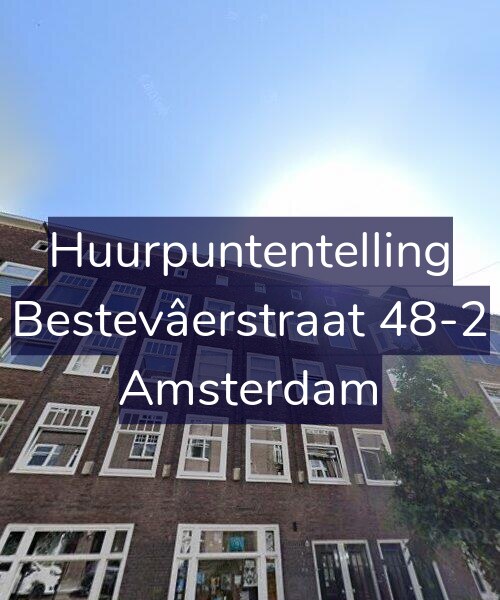 Foto gevel Huurpuntentelling voor Bestevâerstraat 48-2, Amsterdam