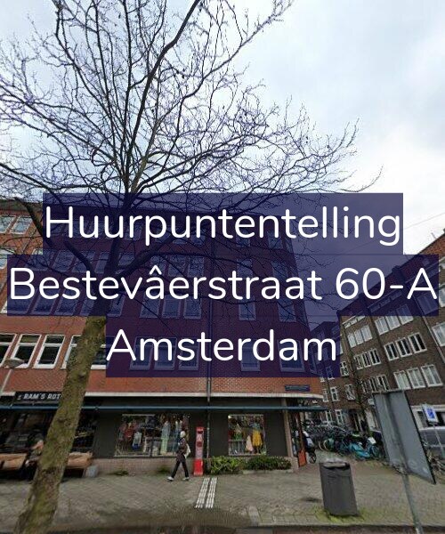 Foto gevel Huurpuntentelling voor Bestevâerstraat 60-A, Amsterdam