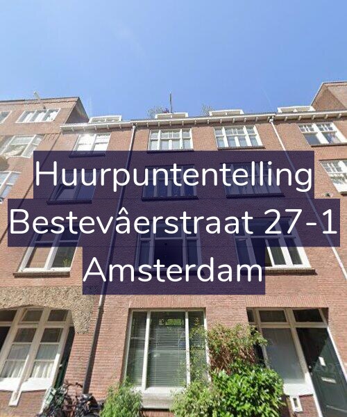 Foto gevel Huurpuntentelling voor Bestevâerstraat 27-1, Amsterdam