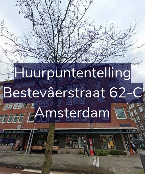Foto gevel Huurpuntentelling voor Bestevâerstraat 62-C, Amsterdam