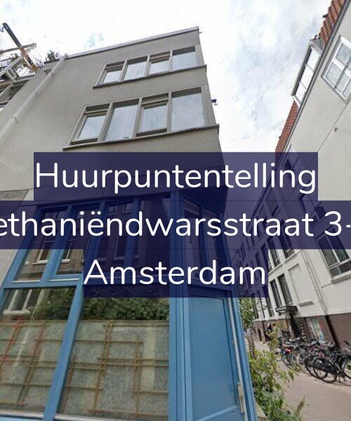 Foto gevel Huurpuntentelling voor Bethaniëndwarsstraat 3-D, Amsterdam