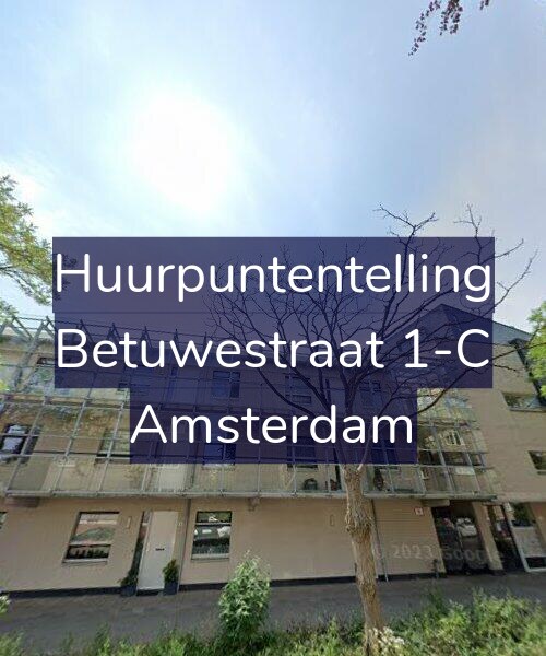 Foto gevel Huurpuntentelling voor Betuwestraat 1-C, Amsterdam