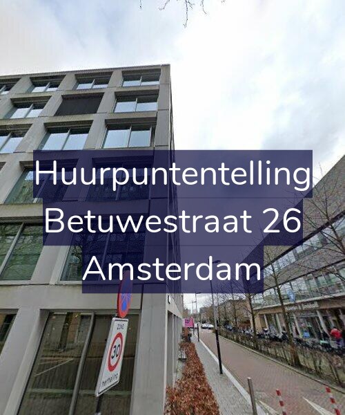 Foto gevel Huurpuntentelling voor Betuwestraat 26, Amsterdam