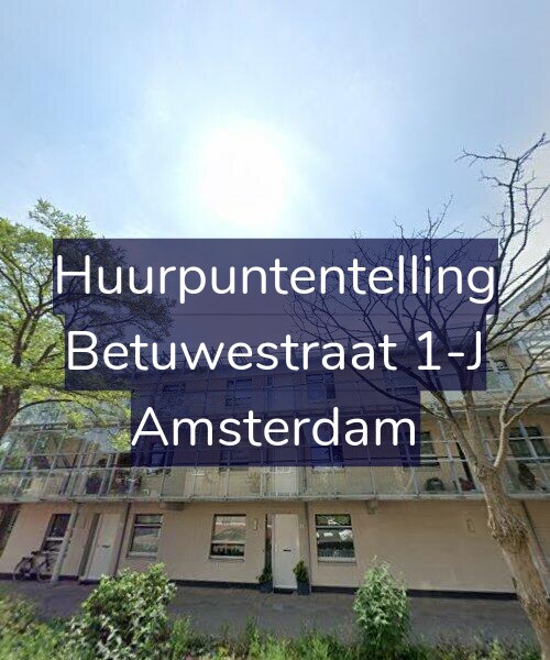 Foto gevel Huurpuntentelling voor Betuwestraat 1-J, Amsterdam