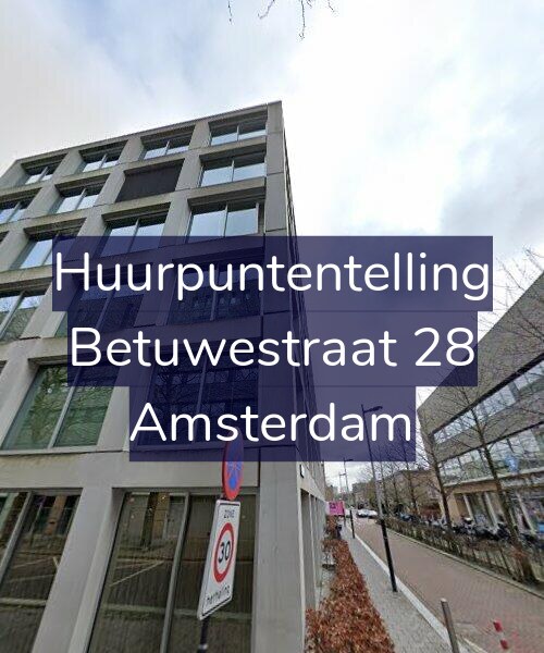 Foto gevel Huurpuntentelling voor Betuwestraat 28, Amsterdam