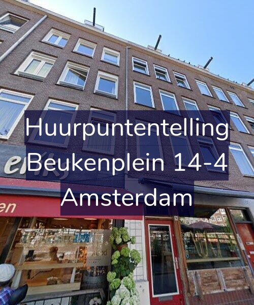 Foto gevel Huurpuntentelling voor Beukenplein 14-4, Amsterdam