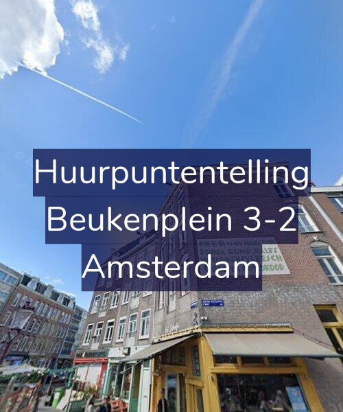 Foto gevel Huurpuntentelling voor Beukenplein 3-2, Amsterdam