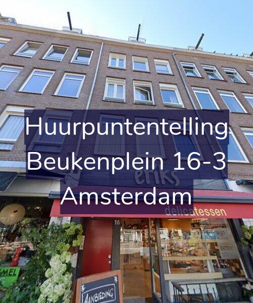 Foto gevel Huurpuntentelling voor Beukenplein 16-3, Amsterdam