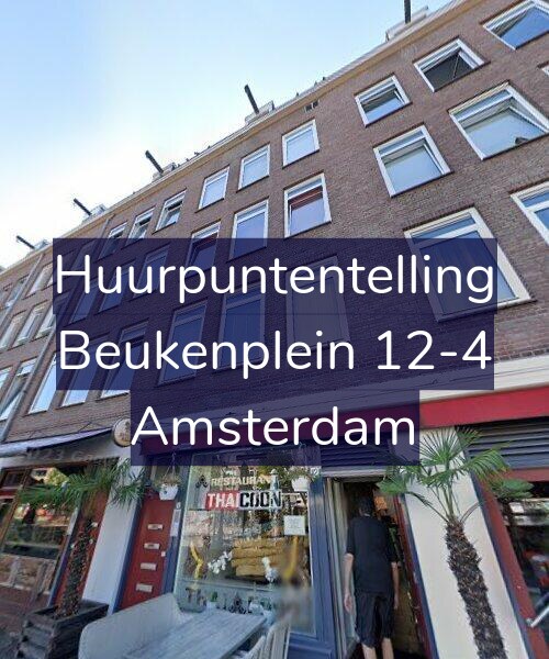 Foto gevel Huurpuntentelling voor Beukenplein 12-4, Amsterdam