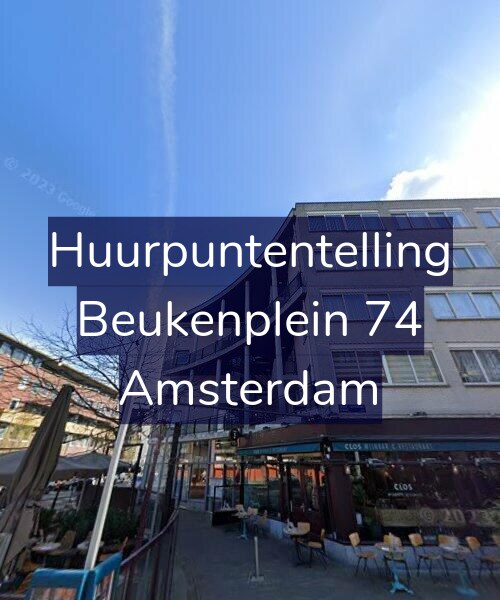 Foto gevel Huurpuntentelling voor Beukenplein 74, Amsterdam