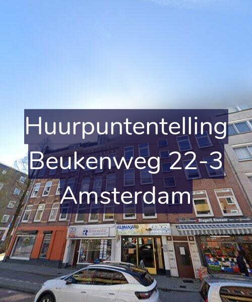 Foto gevel Huurpuntentelling voor Beukenweg 22-3, Amsterdam