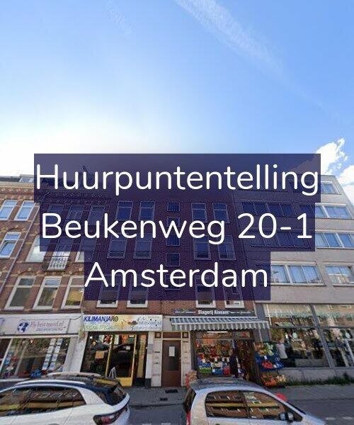 Foto gevel Huurpuntentelling voor Beukenweg 20-1, Amsterdam