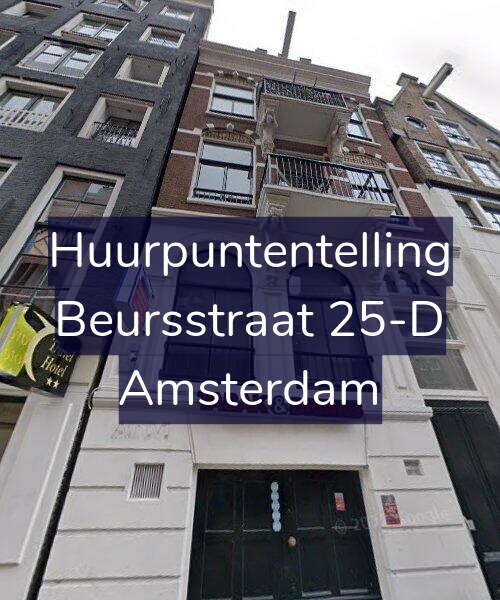 Foto gevel Huurpuntentelling voor Beursstraat 25-D, Amsterdam