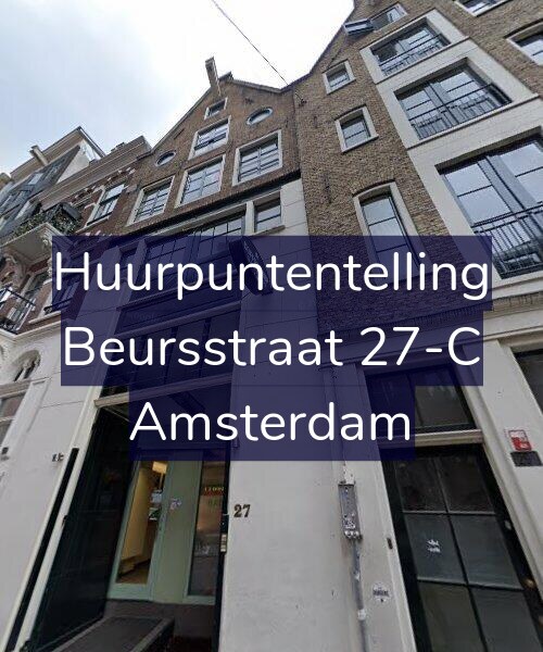 Foto gevel Huurpuntentelling voor Beursstraat 27-C, Amsterdam