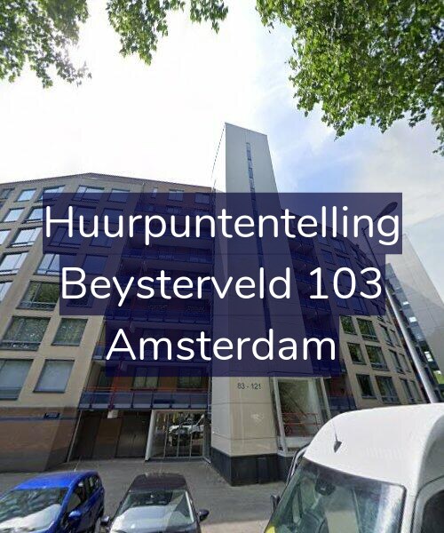 Foto gevel Huurpuntentelling voor Beysterveld 103, Amsterdam