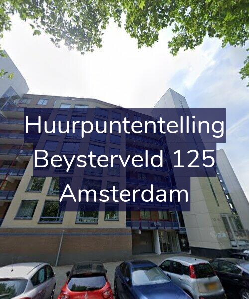 Foto gevel Huurpuntentelling voor Beysterveld 125, Amsterdam
